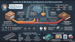 Silicon Logic From 8 Bit Microprocessors to Embedded Systems #digitalelectronics #embeddedsystems