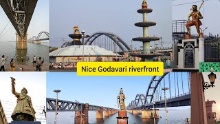 Godavari bund road riverfront | గోదావరి గట్టు| రాజమహంద్రవరం RAJAMUNDRY