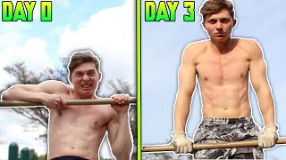 I Learned How To Muscle Up In 3 Days (INTENSE TRAINING)