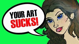 HOW TO LOVE YOUR ART- POP ART ACRYLIC TUTORIAL PAINTING