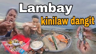 Amazing Stone Man Mukbang fresh seafood lambay