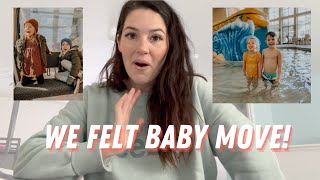 I'M ONLY 14 WEEKS PREGNANT AND I FELT BABY MOVE!! | Surrogacy Journey | Family Travel