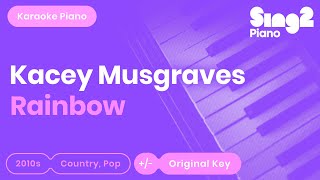 Kacey Musgraves - Rainbow (Karaoke Piano)