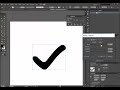 tick mark adobe illustrator cs6 tutorial. quick and easy way how to draw 3d check icon