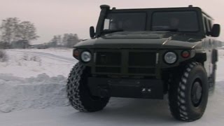 Тест-драйв ГАЗ 2330Тигр Программа об автомобилях БЕЛАЯ ПОЛОСА
