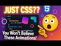 Advanced CSS Animations Tutorial – No JavaScript Needed!