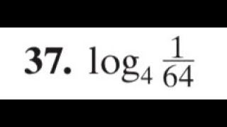 evaluate log4 1/64