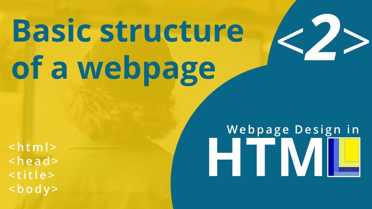 HTML Webpage Design Part 2: Basic Structure Of A Webpage - YouTube