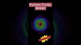 Rainbow Spiral: Python Turtle Tutorial 🌈 #PythonTurtle #TurtleGraphics #PythonProgramming