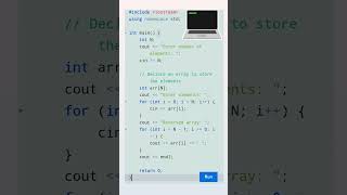 "Reversing an Array in C++ Using a Function"/ Cpp Programming / Cpp language/ Program