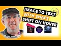 Divi Theme Image To Text With Shape Shift On Hover