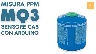 Leggere una misura in ppm dal sensore per gas MQ3 con Arduino