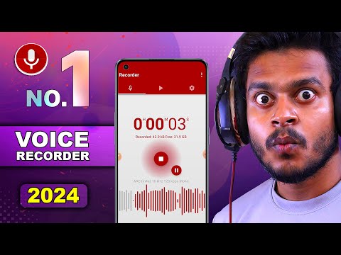️La mejor grabadora de voz para Android en 2024 Aplicación de grabación de voz de alta calidad con cancelación de ruido