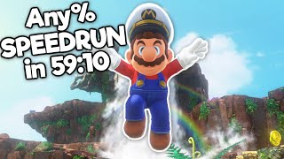 Any% Speedrun in 59:10 - Super Mario Odyssey