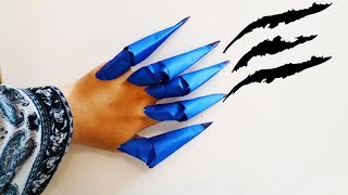 Origami Claw | Paper Claws | Simple and Easy Origami Instructions For Kids | Origami For Halloween