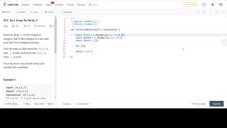 LeetCode 922. Sort Array By Parity II JavaScript Solution