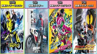 仮面ライダー大投票 2021 作品部門 [ 仮面ライダー生誕50周年 ][ 比較動画 ]  [ KAMEN RIDER ]【昭和 平成 令和ライダー 】