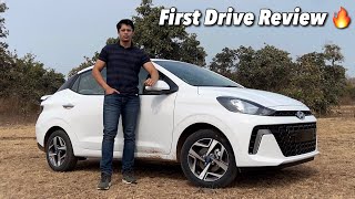 2023 Hyundai Aura SX Facelift First Drive Review 🔥 Better than Maruti Dzire ??