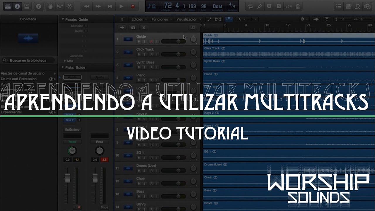 Aprendiendo A Utilizar Multitracks Youtube