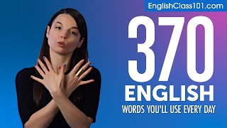 370 English Words You'll Use Every Day - Basic Vocabulary #77