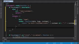 66 DataTables with Ajax Source (Client-side Development)