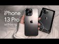 ☁️iPhone 13 Pro Graphite aesthetic unboxing + accessories 🍎