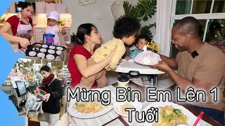 #95 Cuộc Sống Vợ Việt Chồng Mỹ - Tổ Chức Sinh Nhật Cho Bin Em