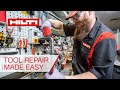 Hilti Power Tool Repair Process is Simple and Convenient