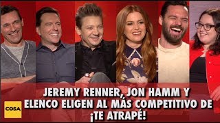 La Cosa Cine | Jeremy Renner, Jon Hamm y elenco eligen al más competitivo de ¡Te Atrapé!