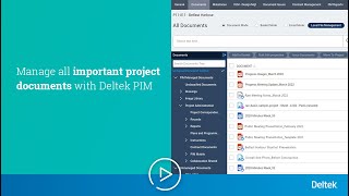 Deltek PIM – Document Management for Architects, Engineers \u0026 Contractors