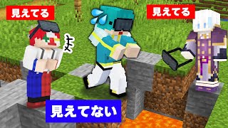 目隠しエンドラ、自分以外『実は見えてる』ドッキリ【マイクラ・マインクラフト】