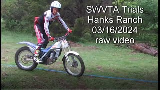 Vintage Trials SWVTA - Hank's Ranch - unedited clips 03/24