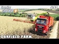 Harvesting barley, baling straw | Farming on Oakfield Farm | Farming simulator 19 | Timelapse #12