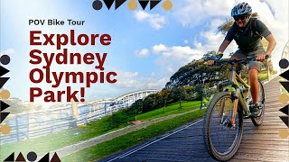 Let's Explore Olympic Park - Sydney POV Bike Ride!