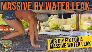 MASSIVE RV WATER LEAK DISASTER - Our Full Diagnostic + DIY Fix Step By Step