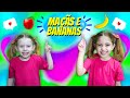 Maçãs e Bananas 🍎 🍌| Música infantil | Irmãs Volpe