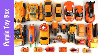 27 Orange Transformer Car Dinosaur Robot Transformer 27종 오렌지색 변신장난감
