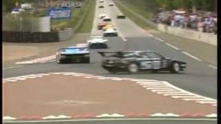 1986 - Le Mans - MK Motorsport BMW M1 spins at Mulsanne Corner