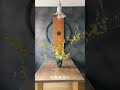 レンギョウでさくっと生け花　simple ikebana 生け花 いけばな ikebana