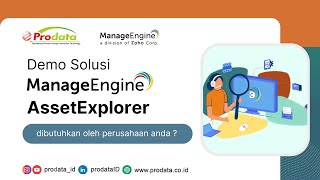 Live Demo Asset Explorer Prodata ManageEngine : IT Asset Management Tool for your Business