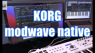 KORG modwave native Demo & Review