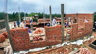 ✌️Building a Cost-Effective and Sustainable Home: Concrete Columns and Ground Floor Brick Walls