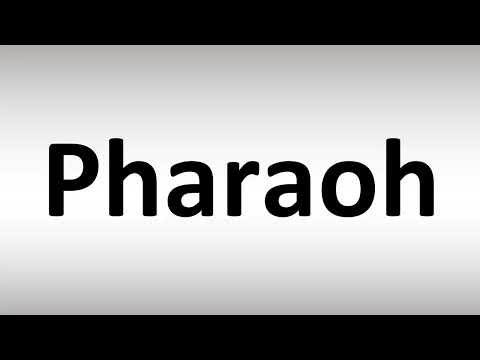 What is the correct way to spell Pharaoh?