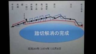 湖北線の一畑電車の踏切は如何に解消されたか