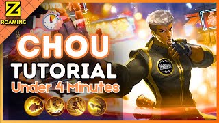 4-Minute Chou Tutorial in Roam || (MLBB S34) 2024