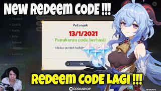 Buruan Tukarkan !!! New Redeem CODE (13/1/2021) - GENSHIN IMPACT