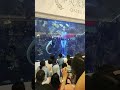 大葉高島屋水族館的喂食show 這位美女的憋氣功夫要再加油😂