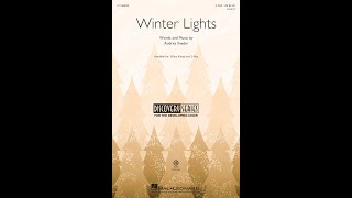 Winter Lights (2-Part Choir) - Words and Music by Audrey Snyder