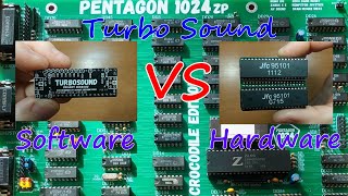 Turbo Sound ZX-Spectrum, Software VS hardware