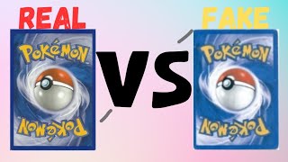 How to identify the Fake card and Real pokémon cards 🤔